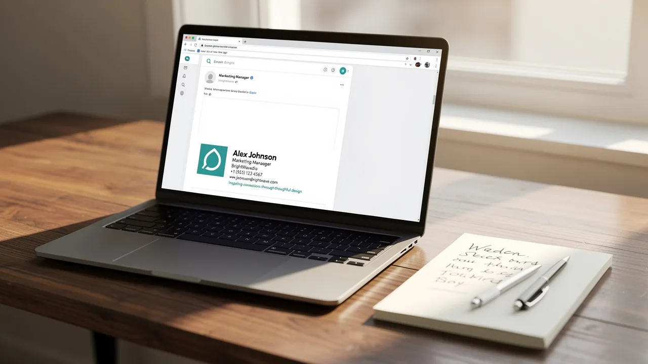 Master Email Signature Outlook Dimensions for Brand Consistency