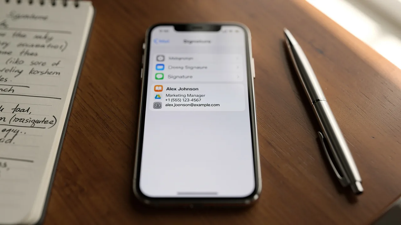 How to Edit Your Email Signature on iPhone: A Step-by-Step Guide