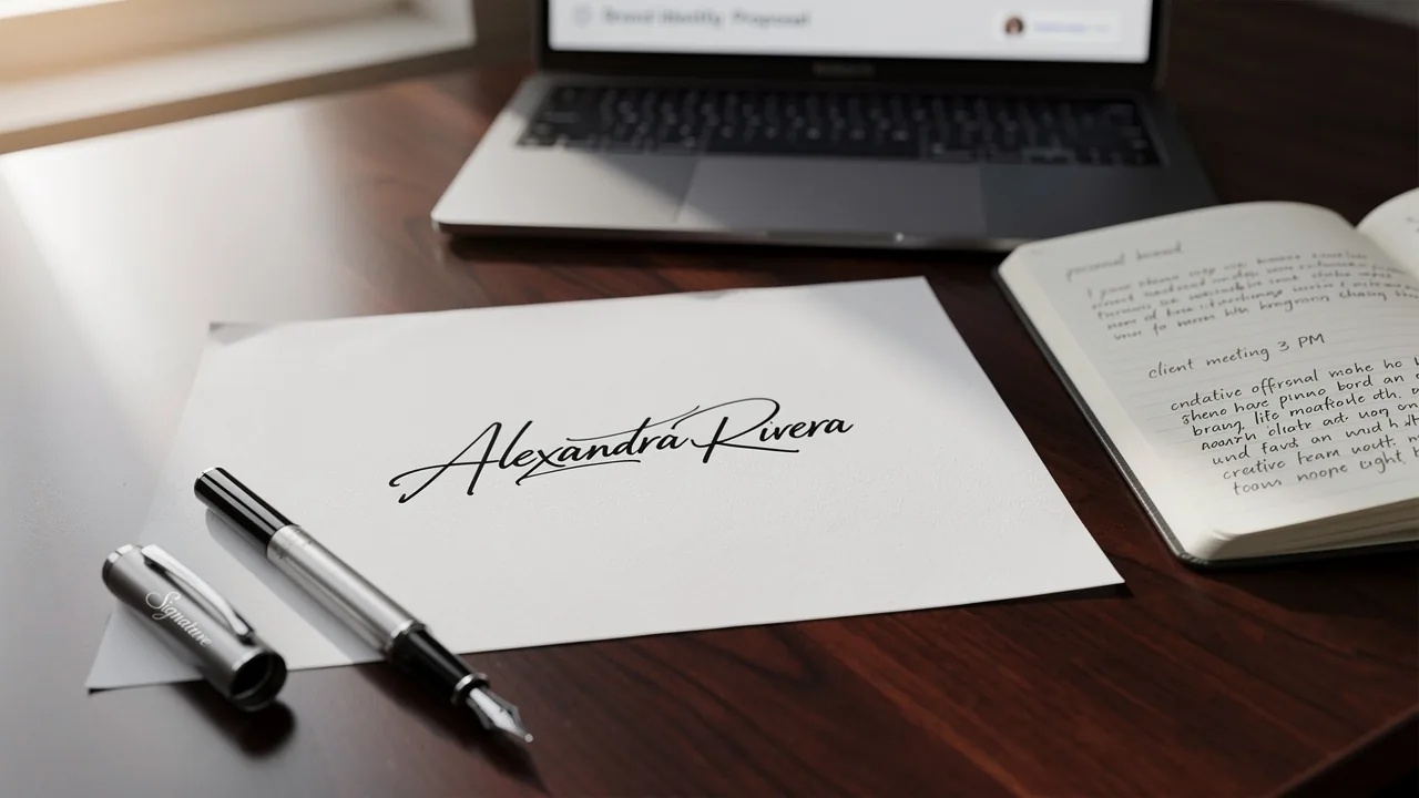 Create Your Cursive Signature: A Step-by-Step Maker Guide