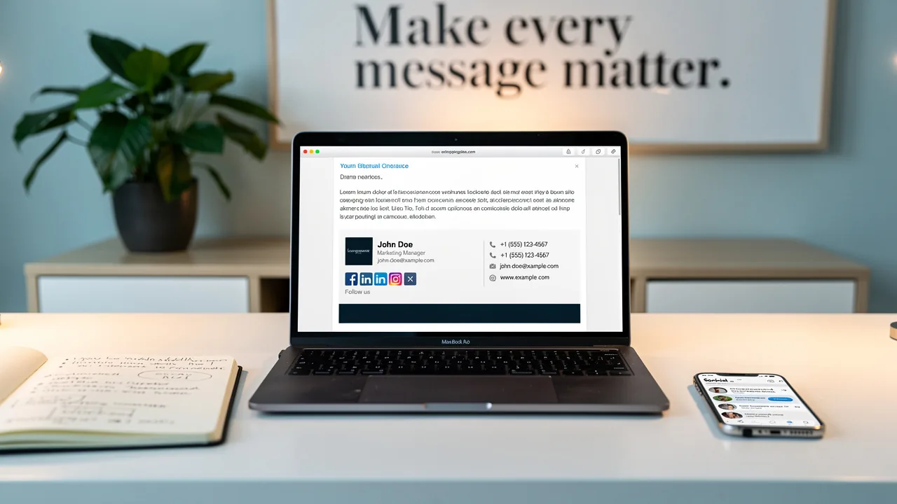 Optimize Your Signature HTML Outlook for Effective Marketing