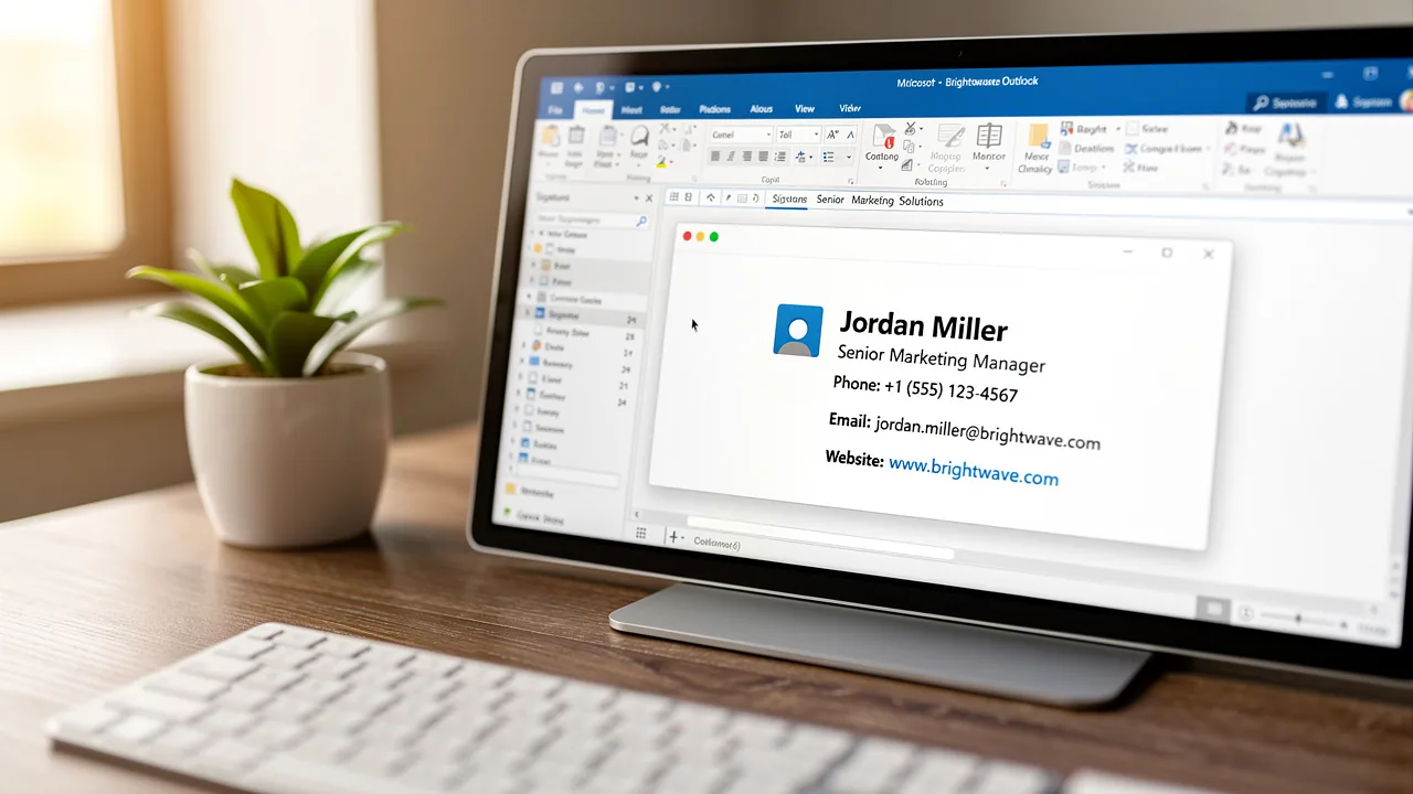 Comment modifier une signature sur Outlook : Guide étape par étape