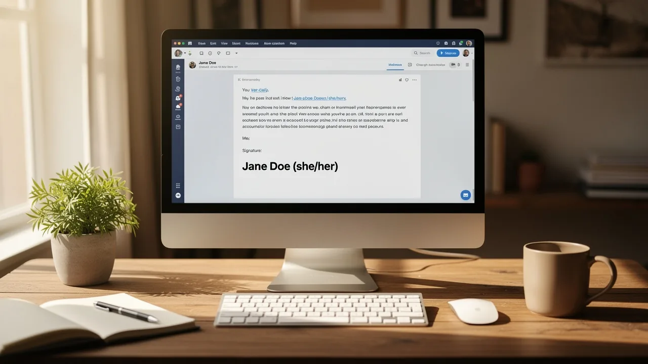 Best Practices for Including Pronouns in Email Signatures