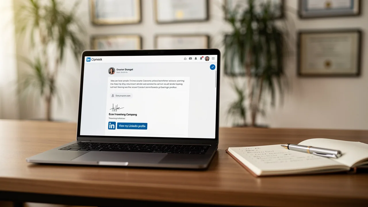 How to Include LinkedIn in Your Email Signature: A Step-by-Step Guide