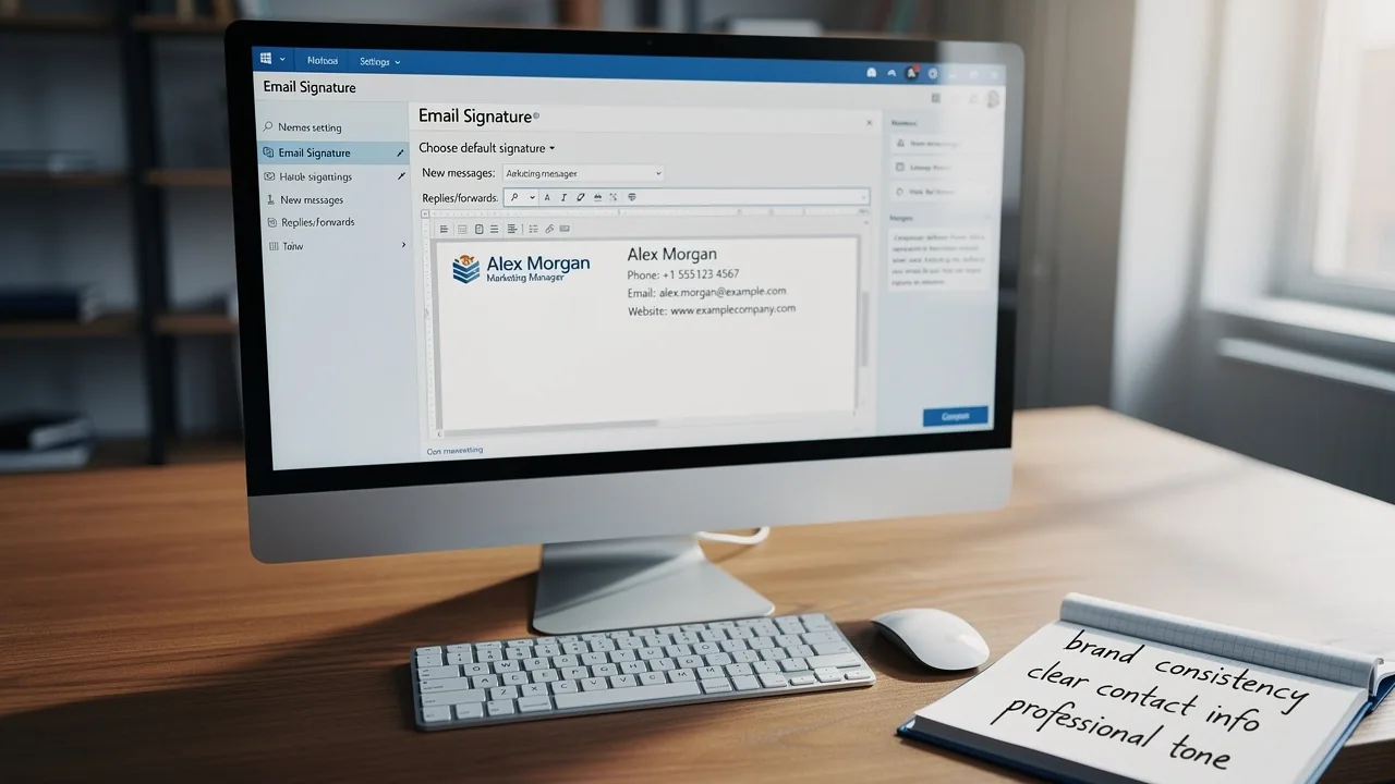 4 Steps to Make a Signature in Outlook for Marketing Managers
