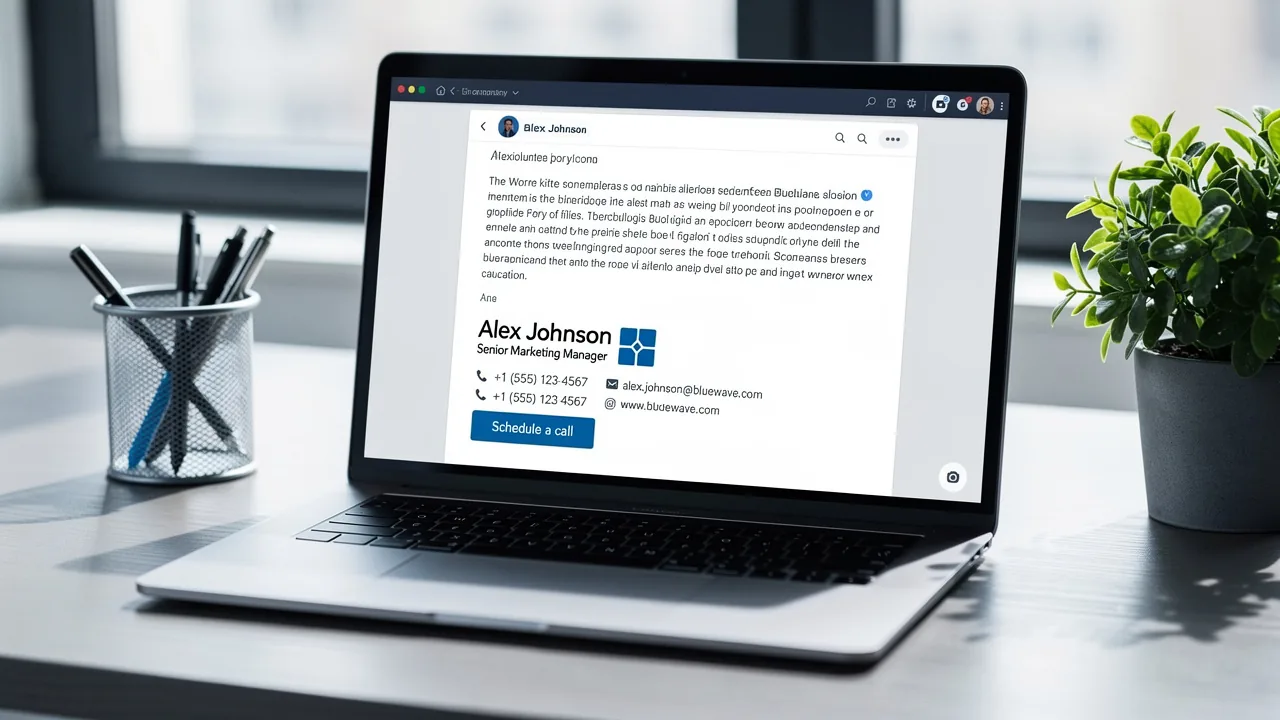 4 Best Practices for a Professional Email Signature