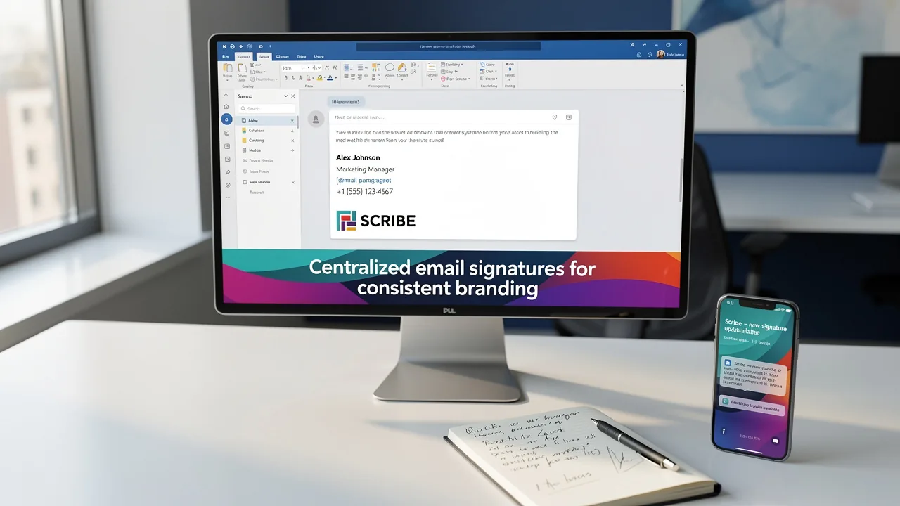 How to Manage Outlook Signatures Centrally with Scribe