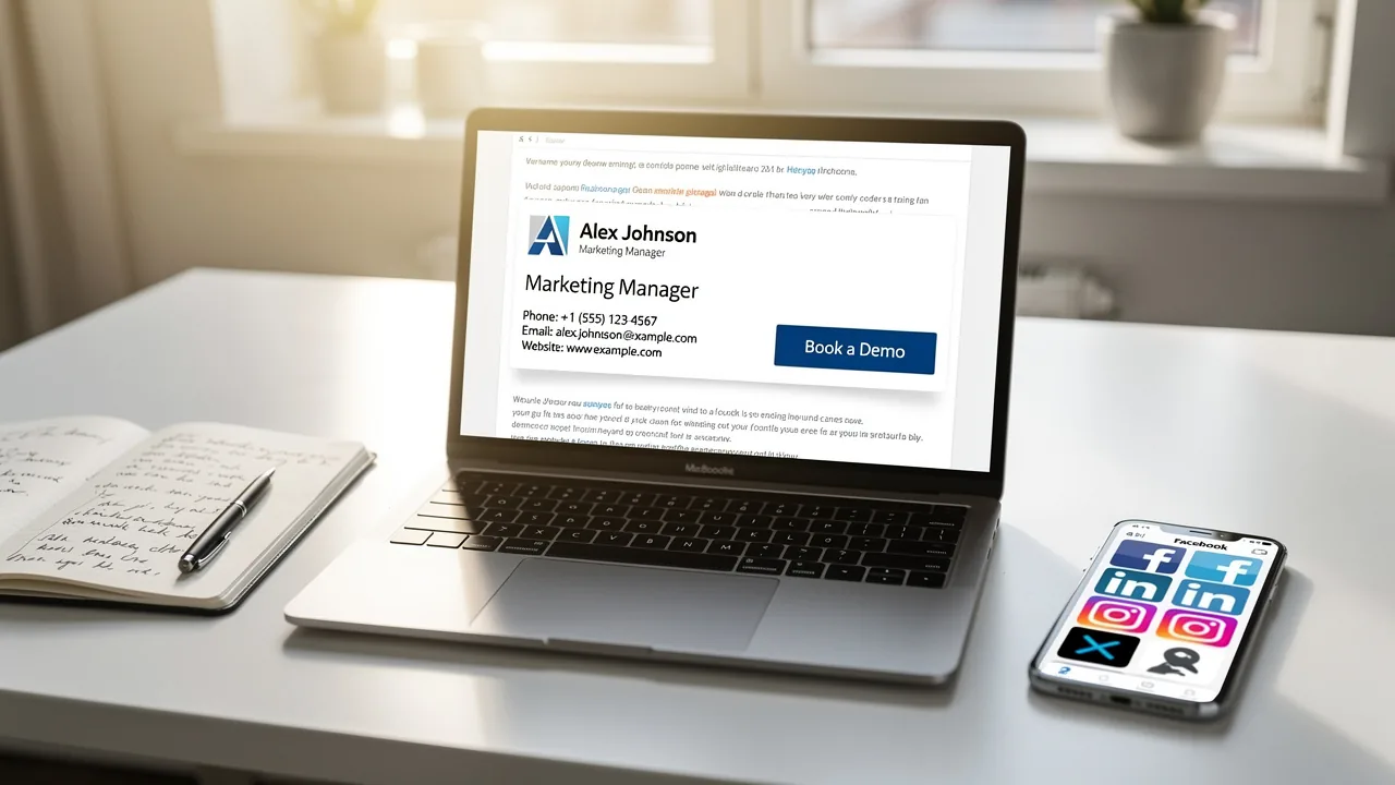 4 Best Practices for Your Outlook Signature Line in Marketing