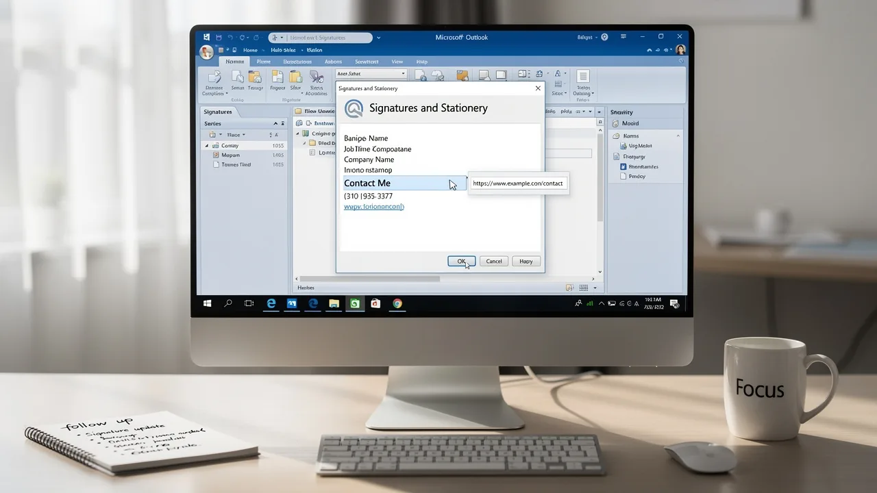 How to Add Email Link to Signature in Outlook: A Step-by-Step Guide