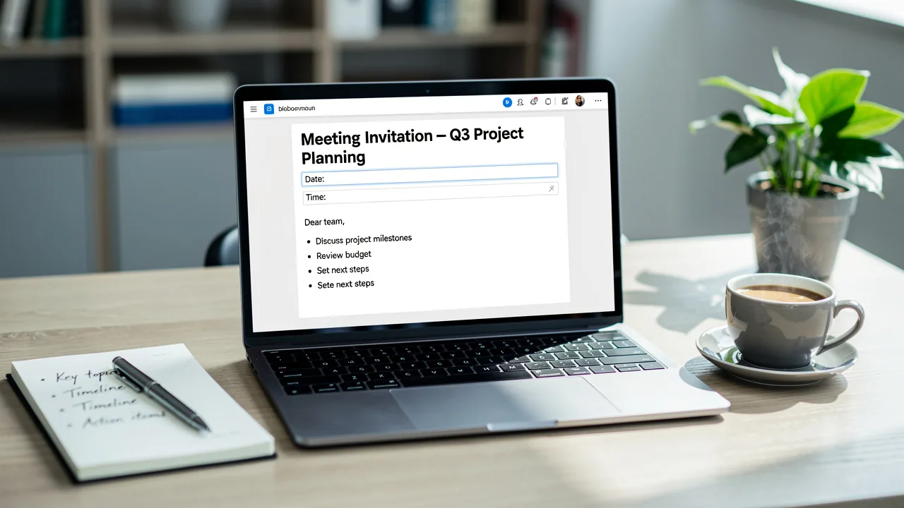 Craft an Effective Letter for Meeting Invitation: Key Best Practices