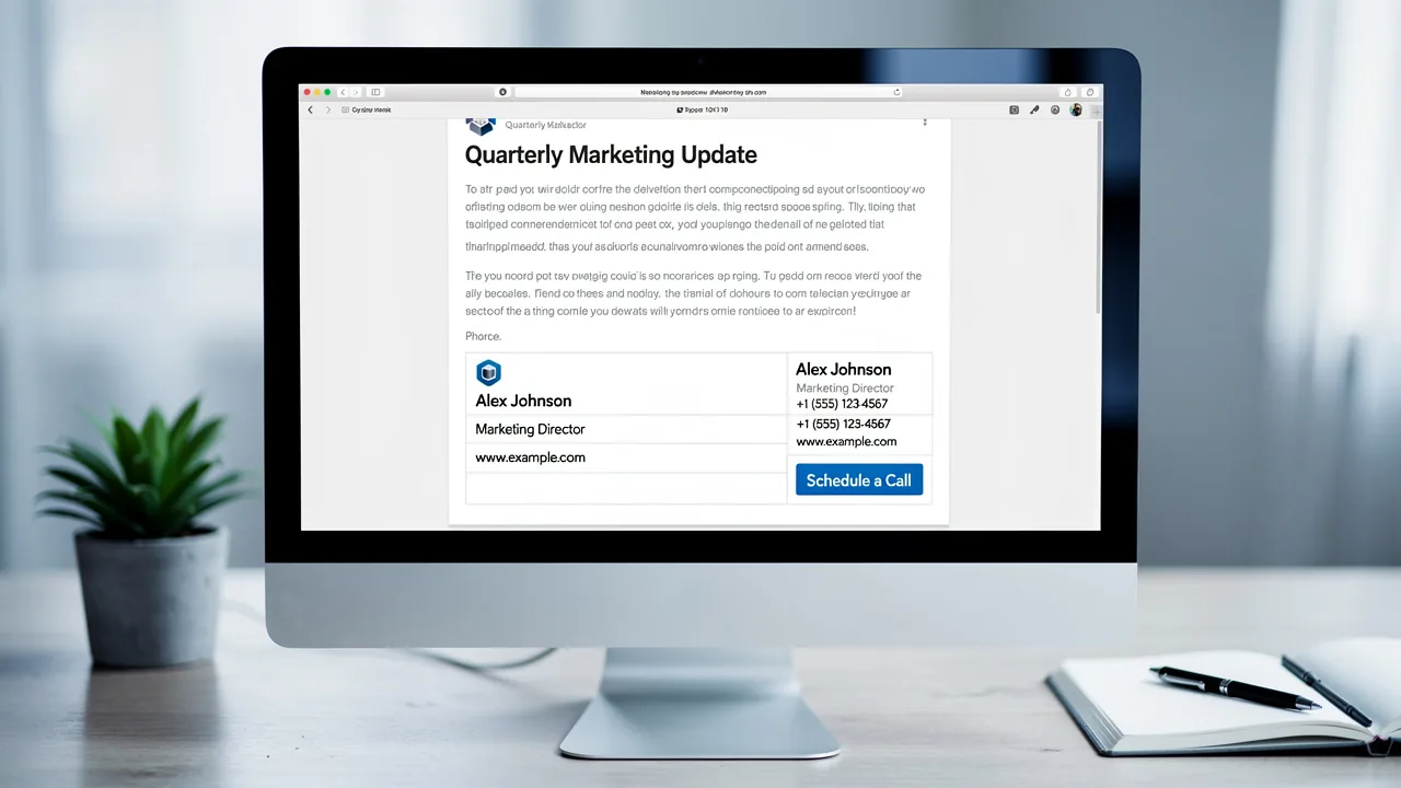 4 Best Practices for Effective HTML Signatures in Outlook