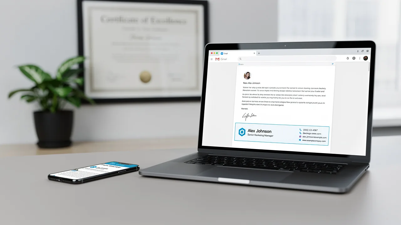 4 Best Practices for a Professional Gmail Signature That Engages