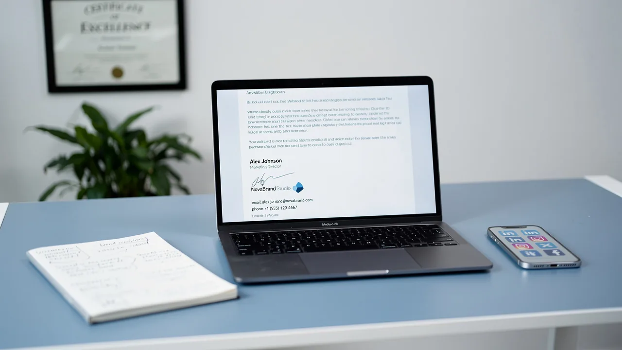 Best Practices for a Gmail Professional Email Signature That Engages