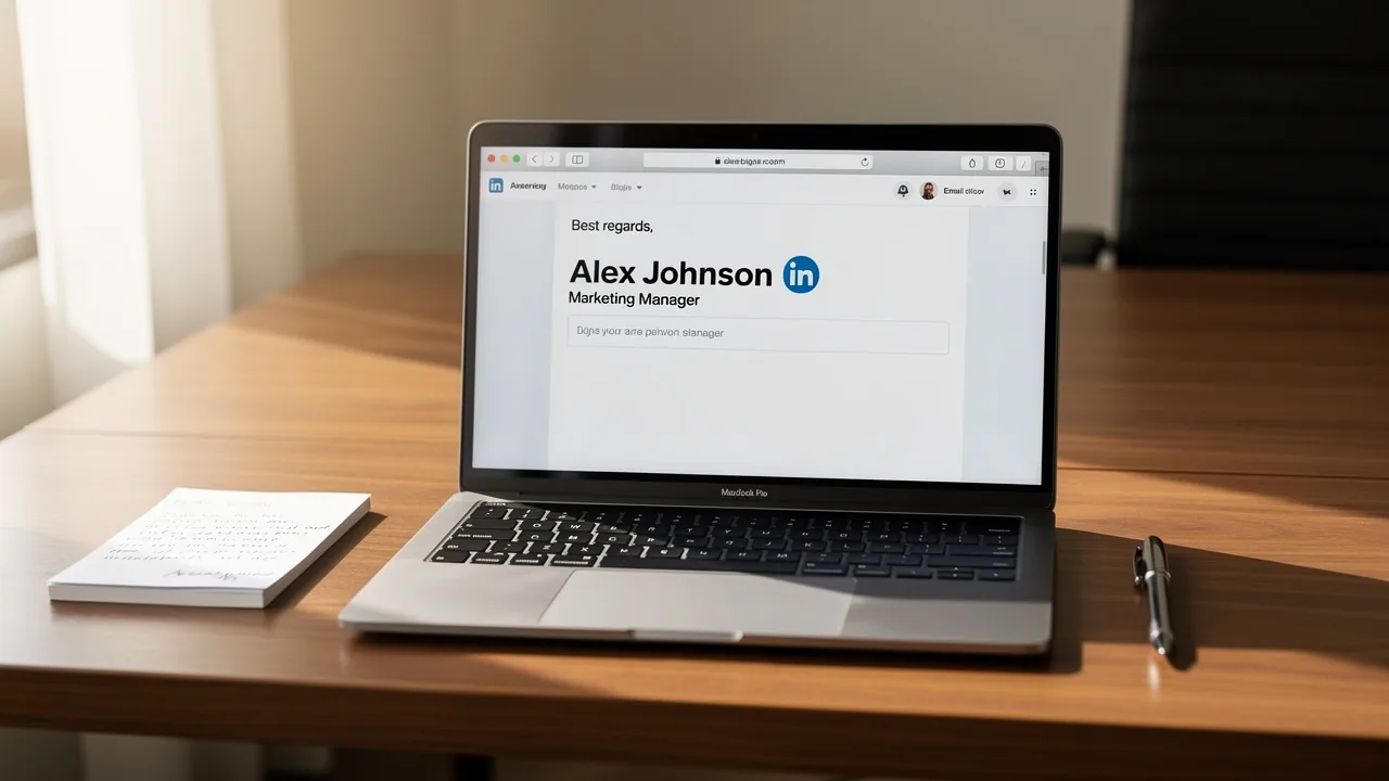 Add a LinkedIn Icon for Your Gmail Email Signature in 4 Steps