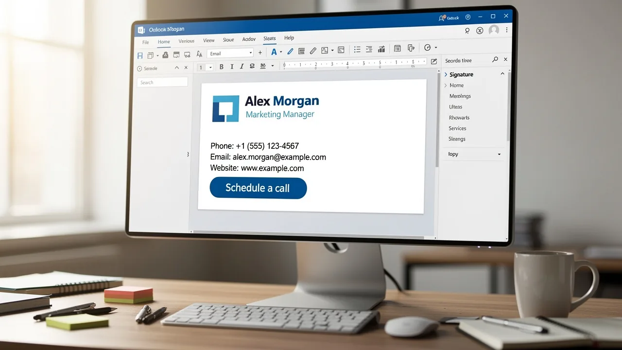 How to Add an Outlook Signature: Steps for Marketing Managers