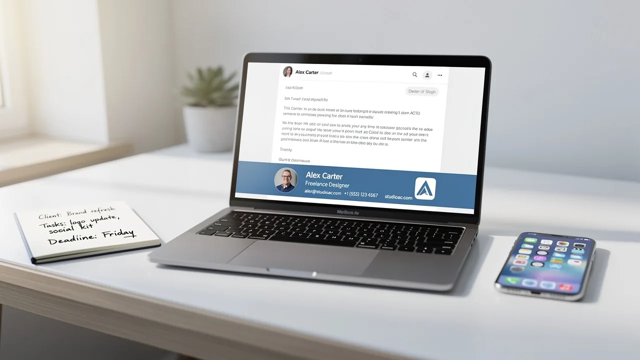 4 Best Practices for an Effective Freelance Email Signature
