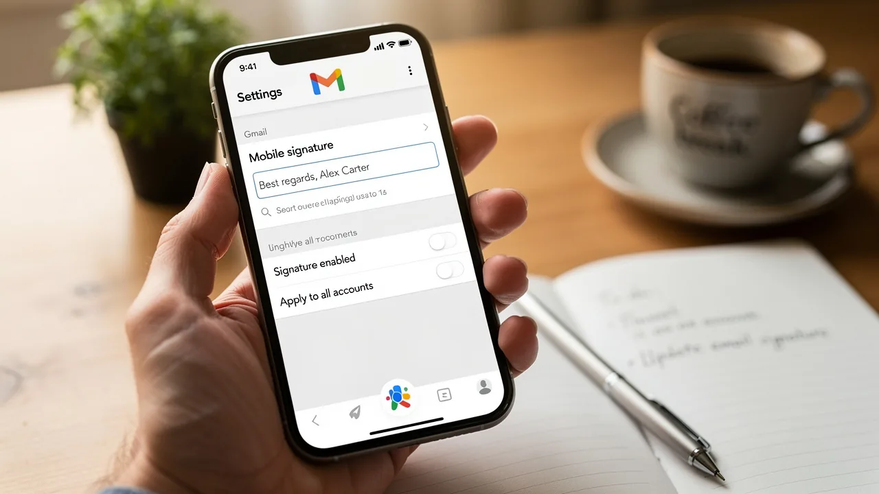 Master Gmail Signature Settings on Mobile for Marketing Success