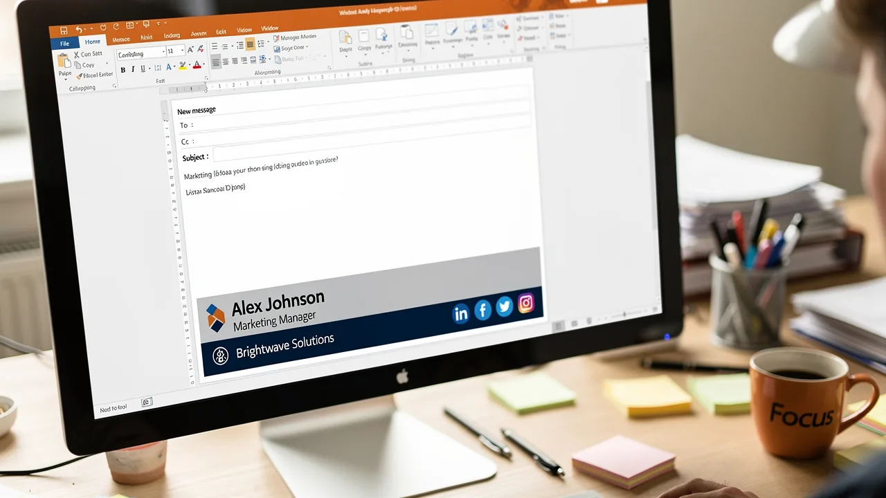 How to Create a Professional Email Signature in Outlook