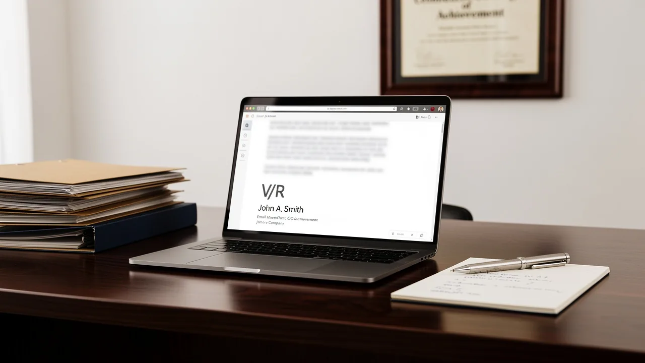What Does V/R Mean in Email Communication? Understanding Its Importance