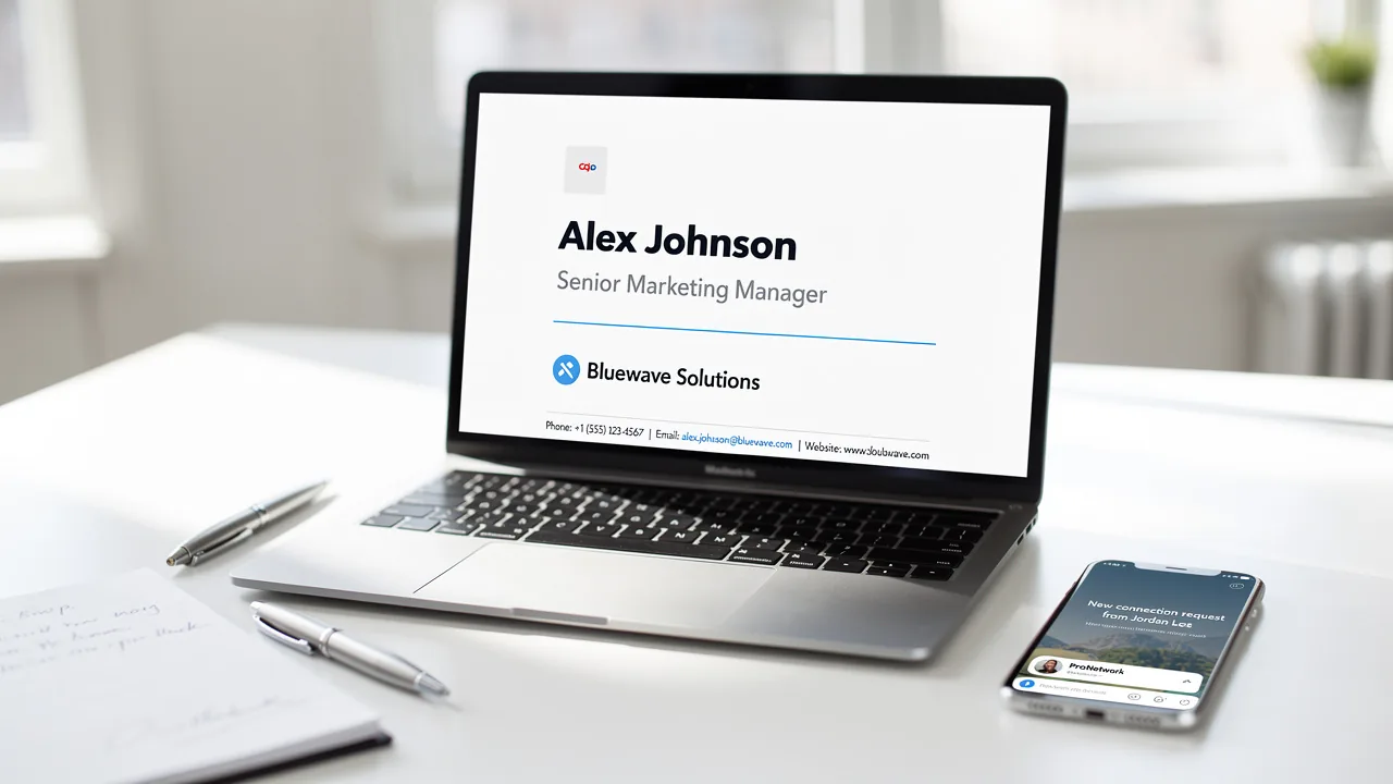 Best Practices for a Professional Company Email Signature