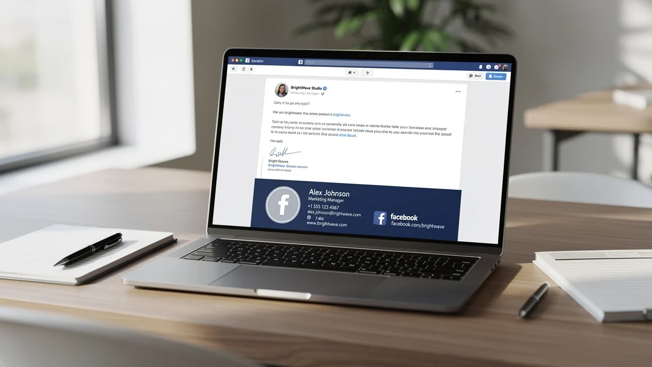 Maximize Brand Impact with the Facebook Icon for Email Signature