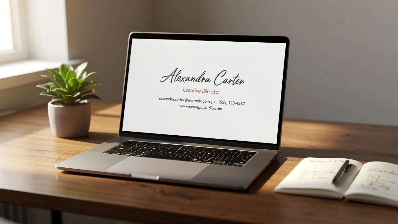 Master Cursive Font for Email Signature in 4 Simple Steps