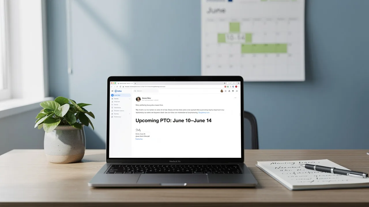 4 Best Practices for Including Upcoming PTO in Email Signatures