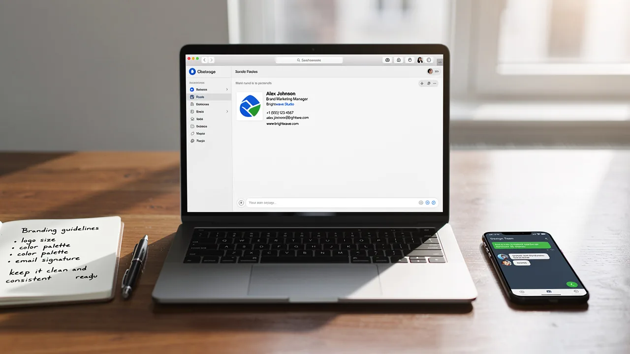 Master Email Signature Graphic Size for Brand Consistency and Impact