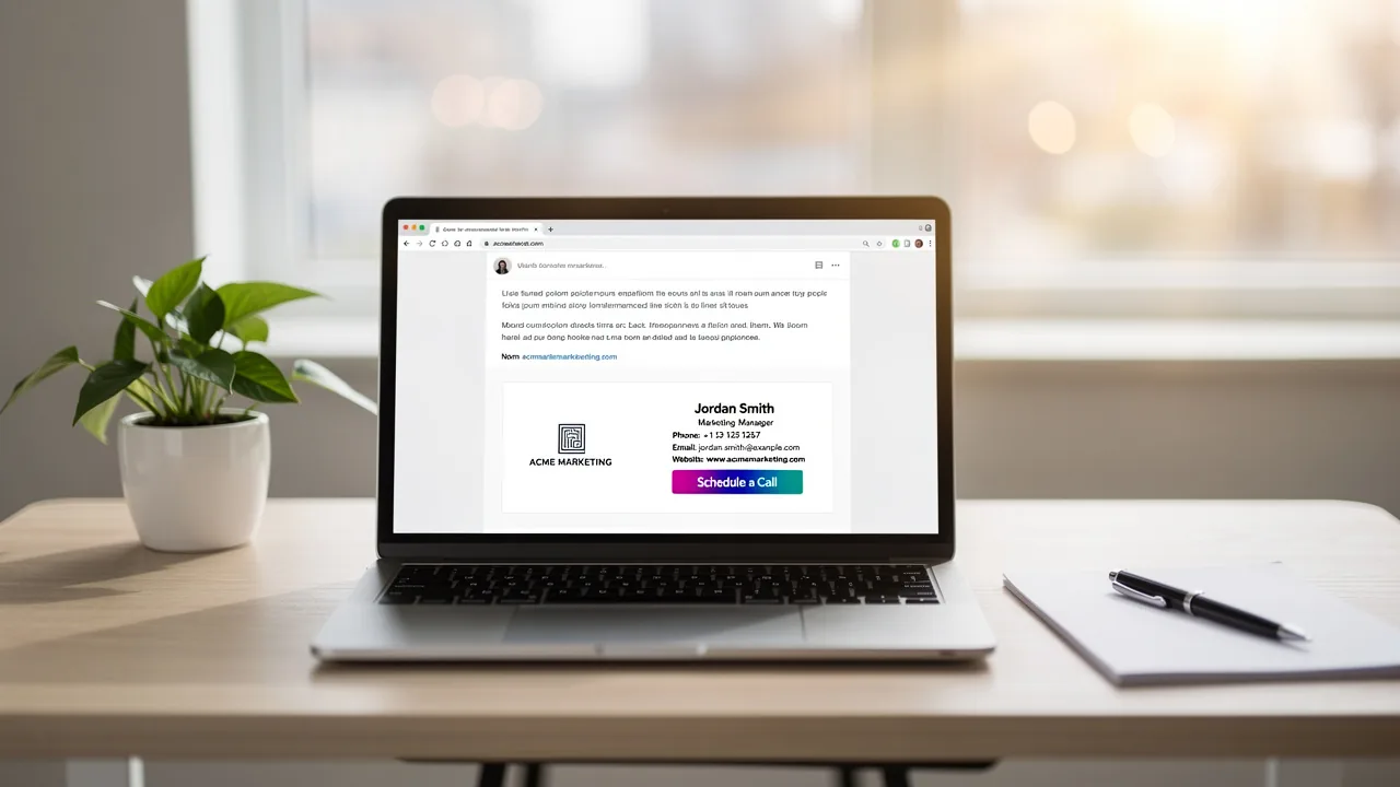How to Optimize Email Signatures for Marketing Success in 5 Steps