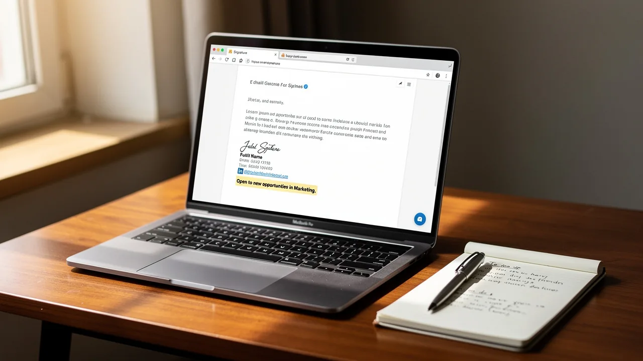 Craft an Impactful Email Signature for Unemployed Job Seekers