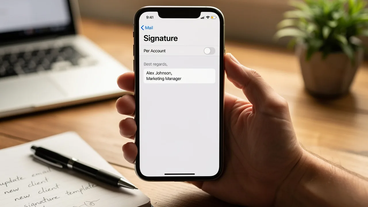 How to Set Up an Email Signature on iPhone: A Step-by-Step Guide