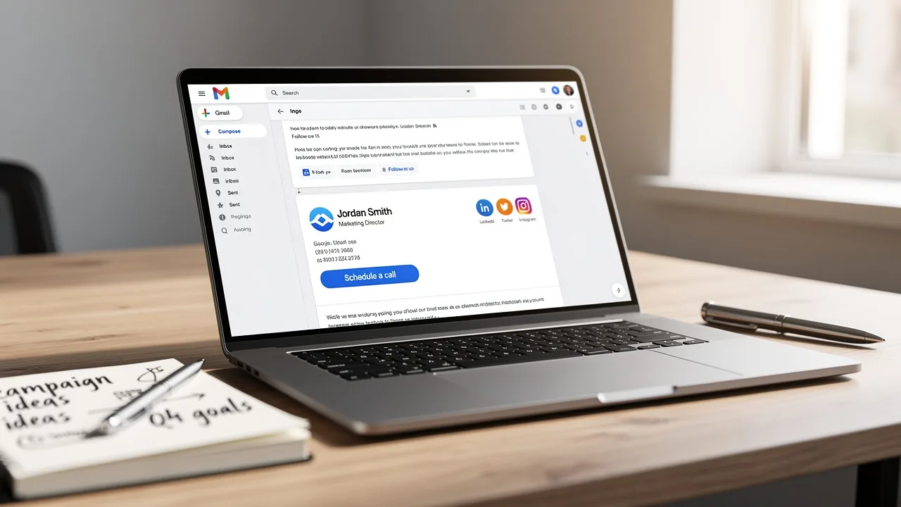 How to Gmail Add HTML Signature: Step-by-Step Guide for Marketers