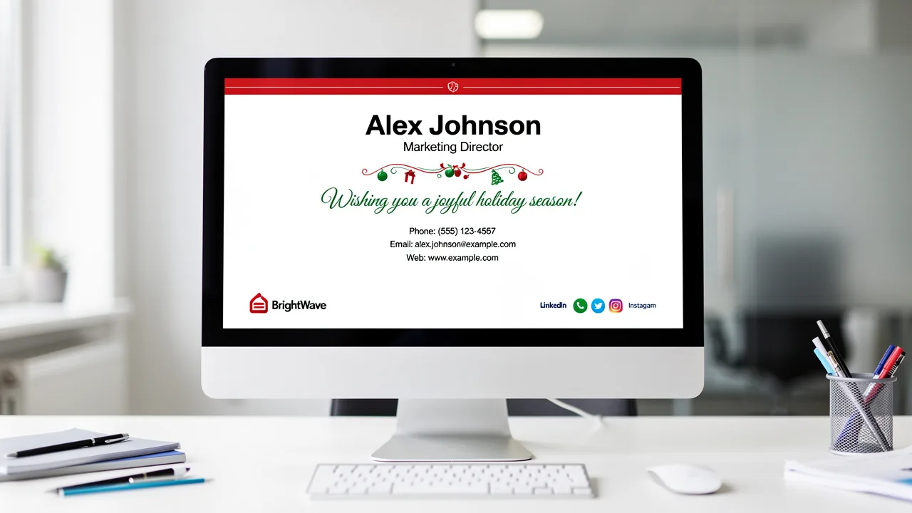 Best Practices for Crafting Effective Email Signatures for Holidays