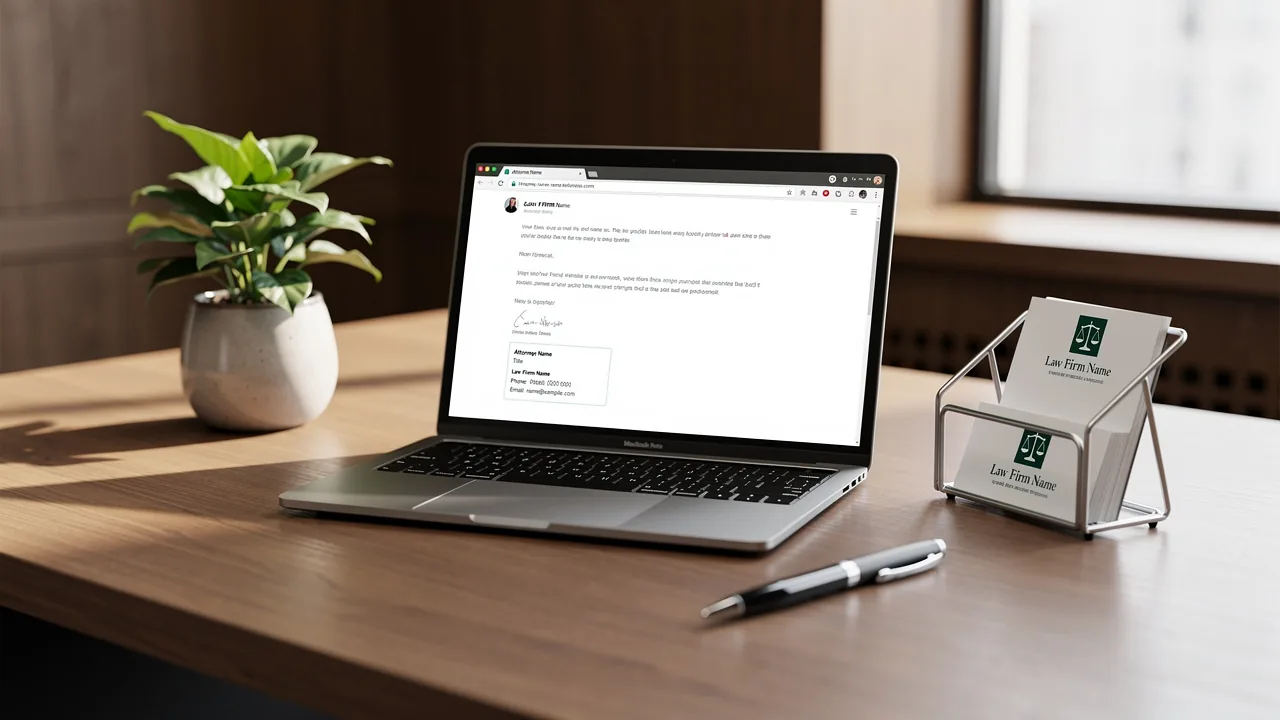 4 Best Practices for an Effective Attorney Email Signature
