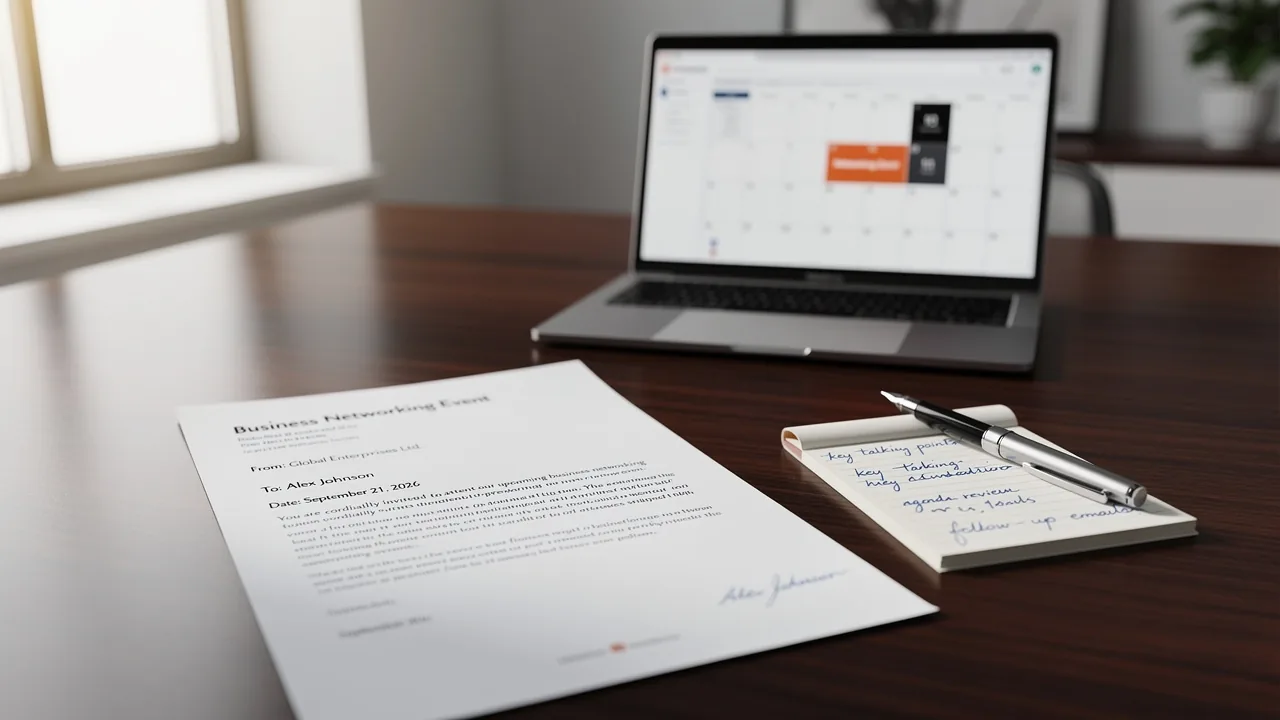 Best Practices for Crafting an Effective Invitation Letter Business