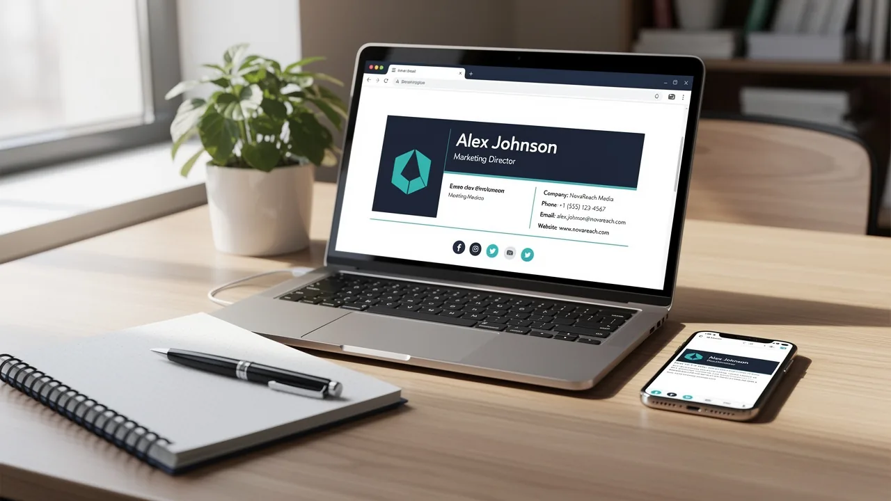 4 Best Practices for a Winning Business Email Signature Example