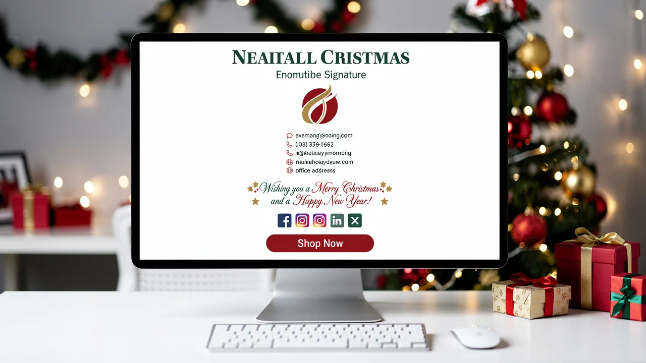 4 Best Practices for a Festive Christmas Lights Email Signature