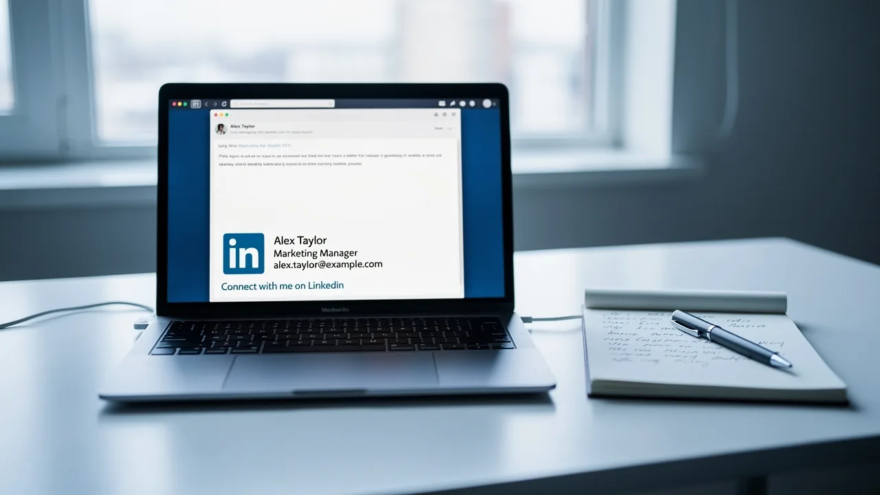What is a LinkedIn Logo Email Signature and Why It Matters