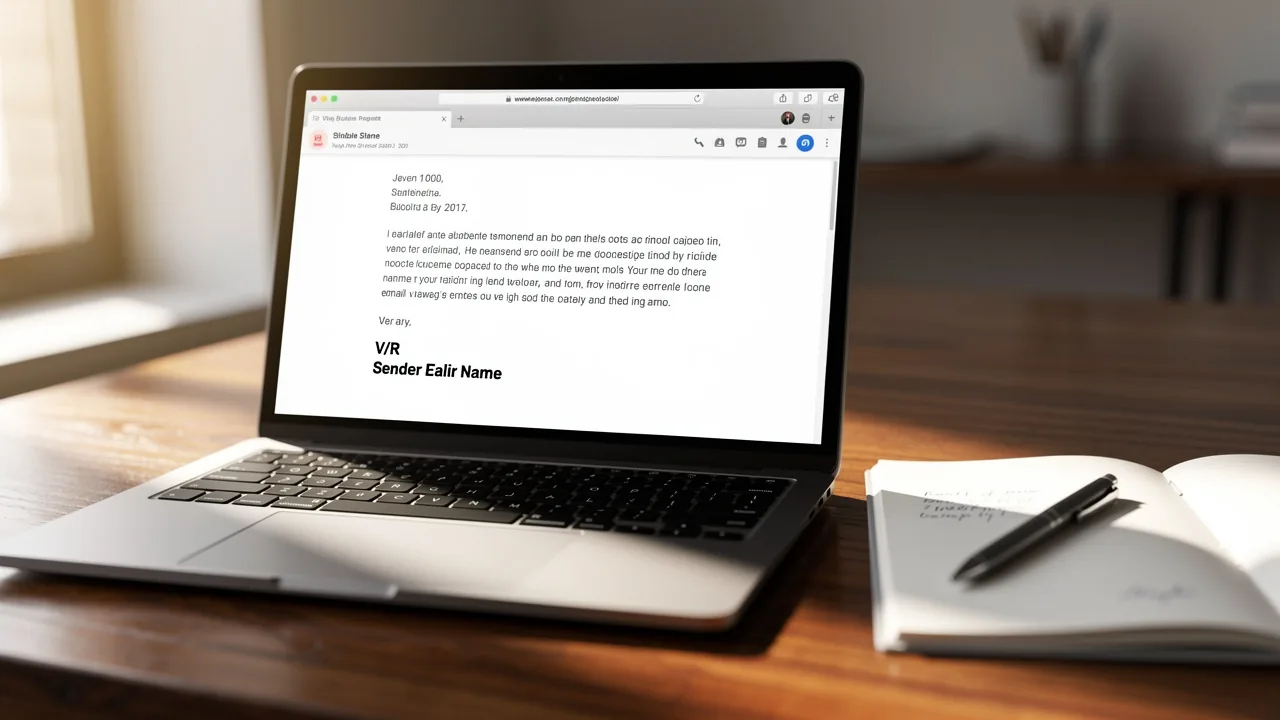 Master the V/R Email Sign Off: Enhance Your Professional Communication