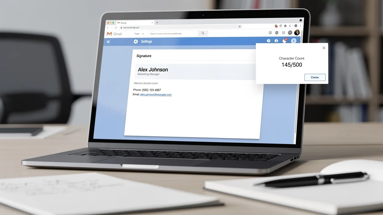 Fix Your Gmail Signature Is Too Long Error in 4 Simple Steps