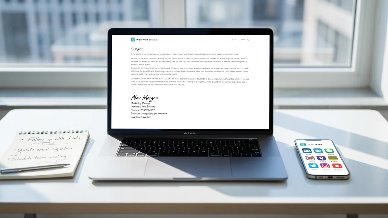 4 Best Practices for a Professional Personal Email Signature