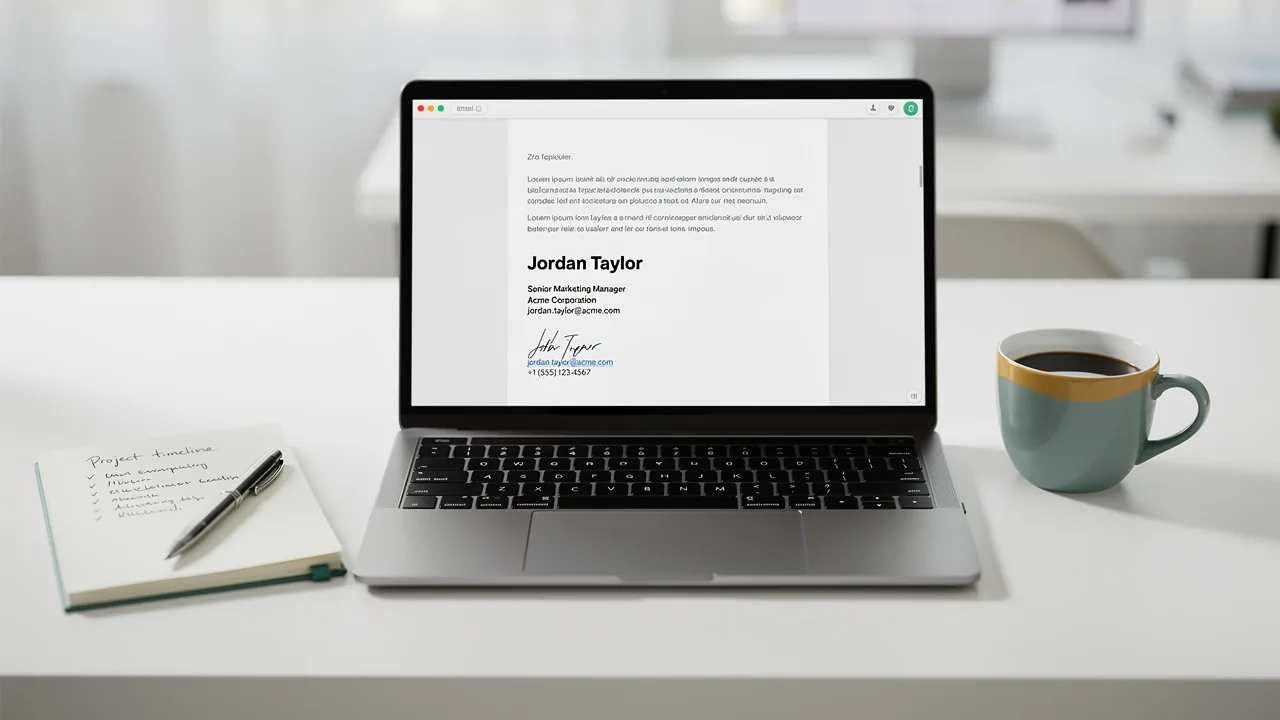 4 Best Practices for Choosing a Professional Email Signature Font