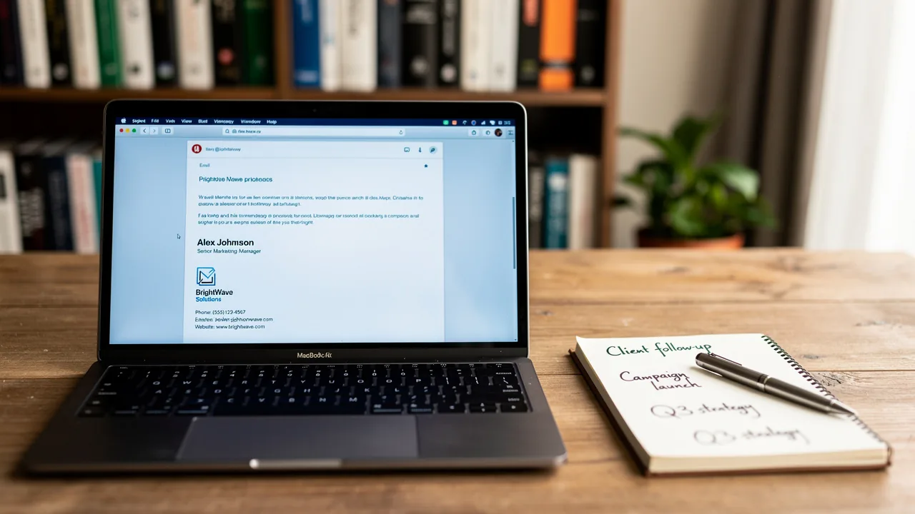 Best Practices for Your Signature Block in Outlook