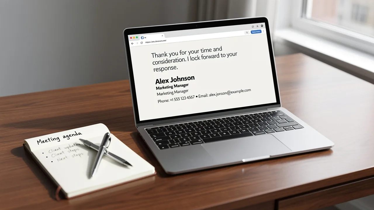 Best Font for Outlook Signature: Key Practices for Marketing Managers