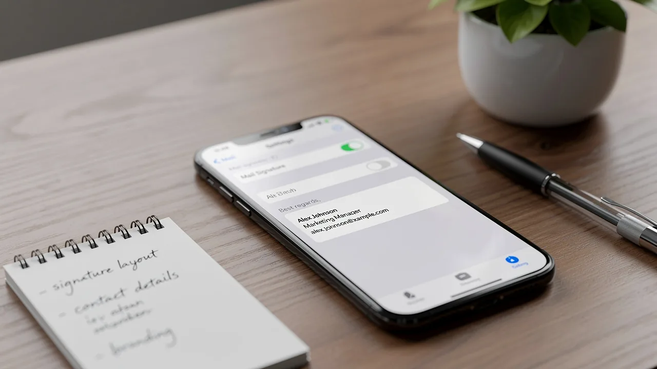 4 Best Practices for Your Mail Signature on iPhone