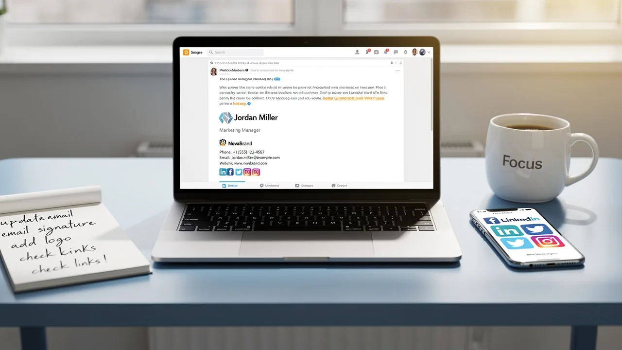 Best Practices for Email Signatures for Companies to Boost Branding