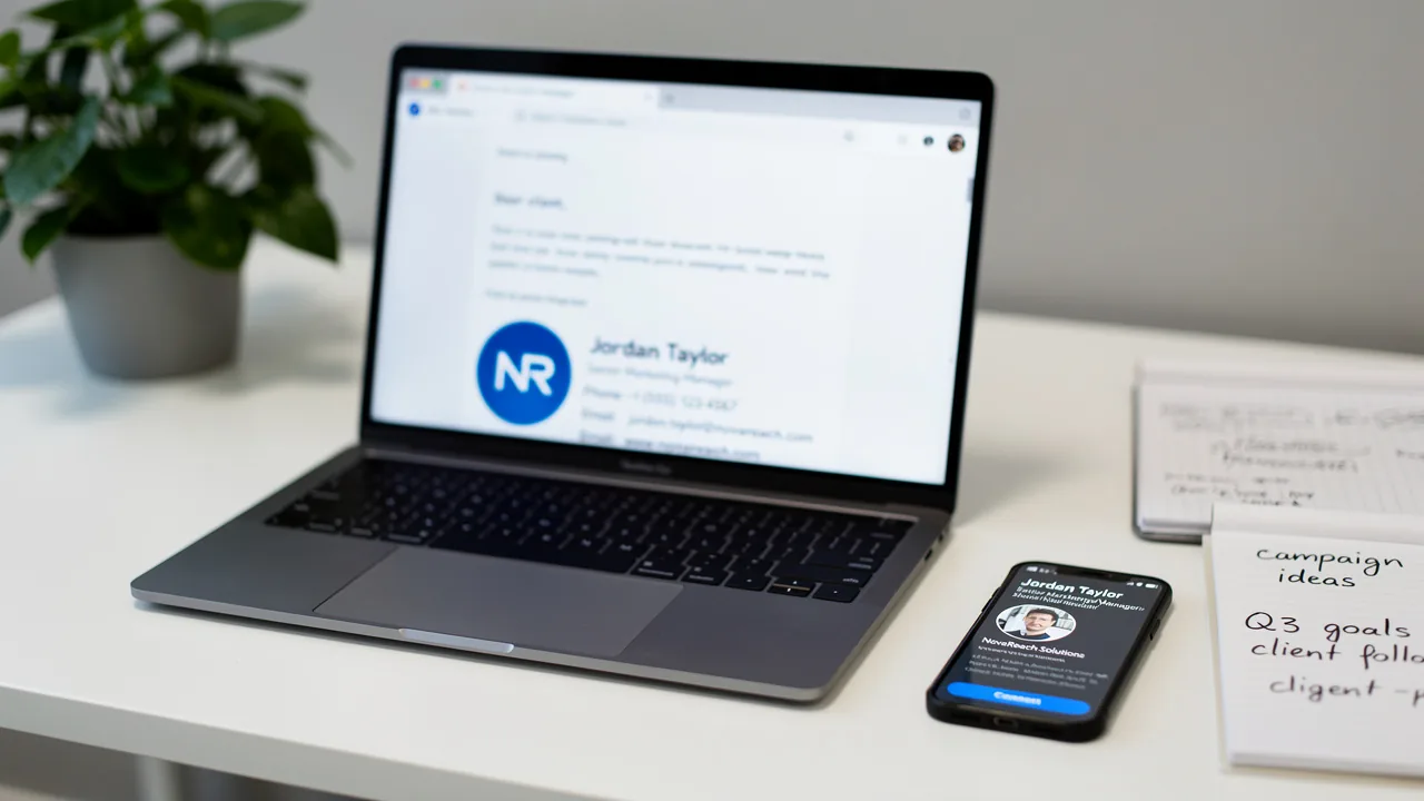 Best Practices for a Professional Outlook Signature That Drives Engagement