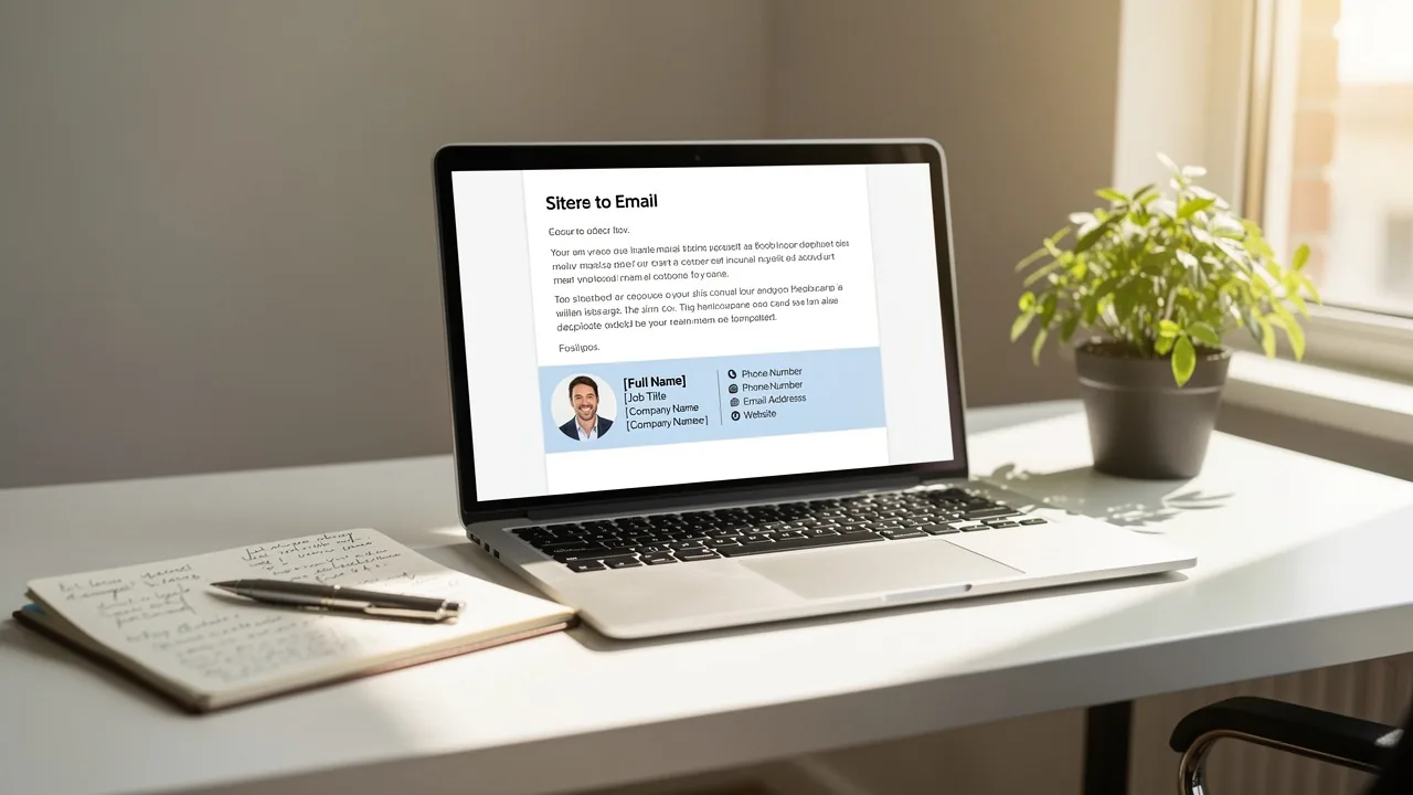 Best Practices for an Email Signature with Headshot That Boosts Branding