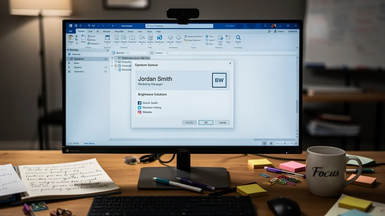 How to Configure Email Signature in Outlook: A Step-by-Step Guide