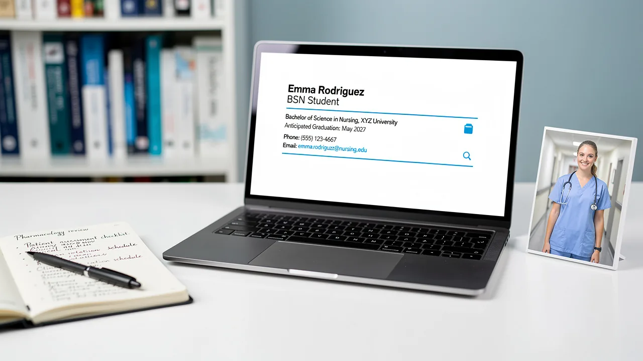 Best Practices for a Professional Nursing Student Email Signature